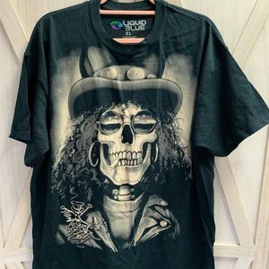 Mens Graphic Skull Rocker Tee XL